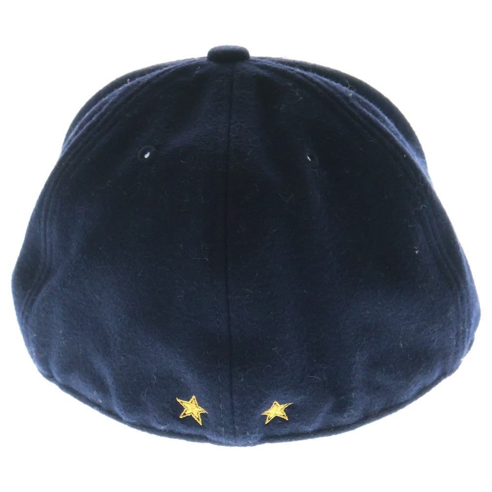 F.C.R.B./F.C.Real Bristol/FCRB(エフシーアールビー/エフシーレアルブリストル) ×NIKE ナイキ Bロゴワッペン刺繍 ウール混 6パネルキャップ 帽子 ネイビー 378433