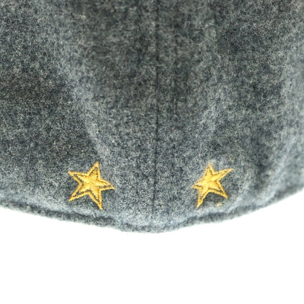 F.C.R.B./F.C.Real Bristol/FCRB(エフシーアールビー/エフシーレアルブリストル) ×NIKE ナイキ Bロゴワッペン刺繍 ウール混 6パネルキャップ 帽子 グレー 378433