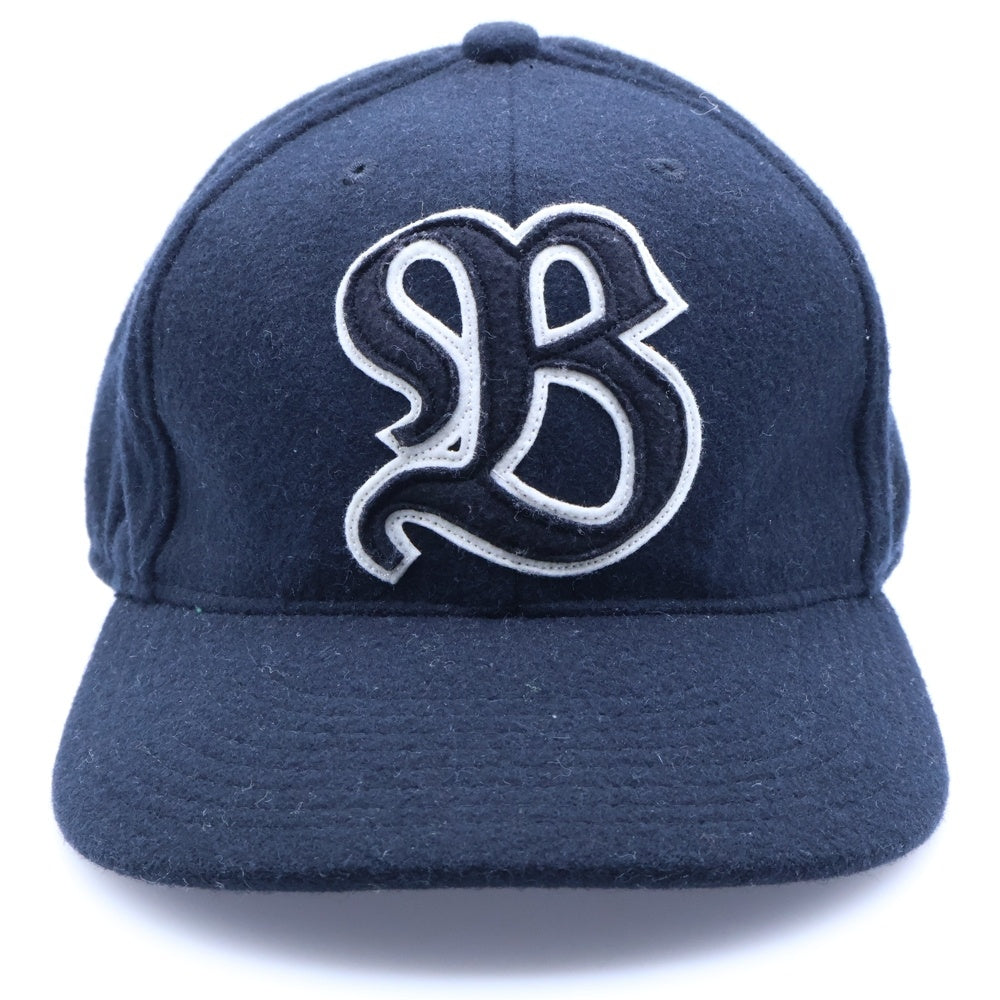 F.C.R.B./F.C.Real Bristol/FCRB(エフシーアールビー/エフシーレアルブリストル) ×NIKE ナイキ Bロゴワッペン刺繍 ウール混 6パネルキャップ 帽子 ブラック 378433