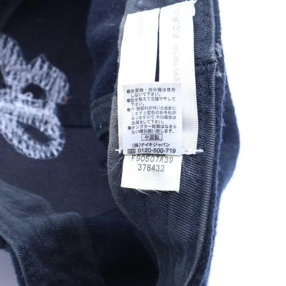 F.C.R.B./F.C.Real Bristol/FCRB(エフシーアールビー/エフシーレアルブリストル) ×NIKE ナイキ Bロゴワッペン刺繍 ウール混 6パネルキャップ 帽子 ブラック 378433