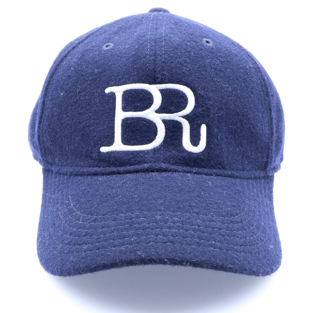 F.C.R.B./F.C.Real Bristol/FCRB(エフシーアールビー/エフシーレアルブリストル) ×NIKE ナイキ BRロゴワッペン刺繍 ウール混 6パネルキャップ 帽子 ネイビー 424710-451