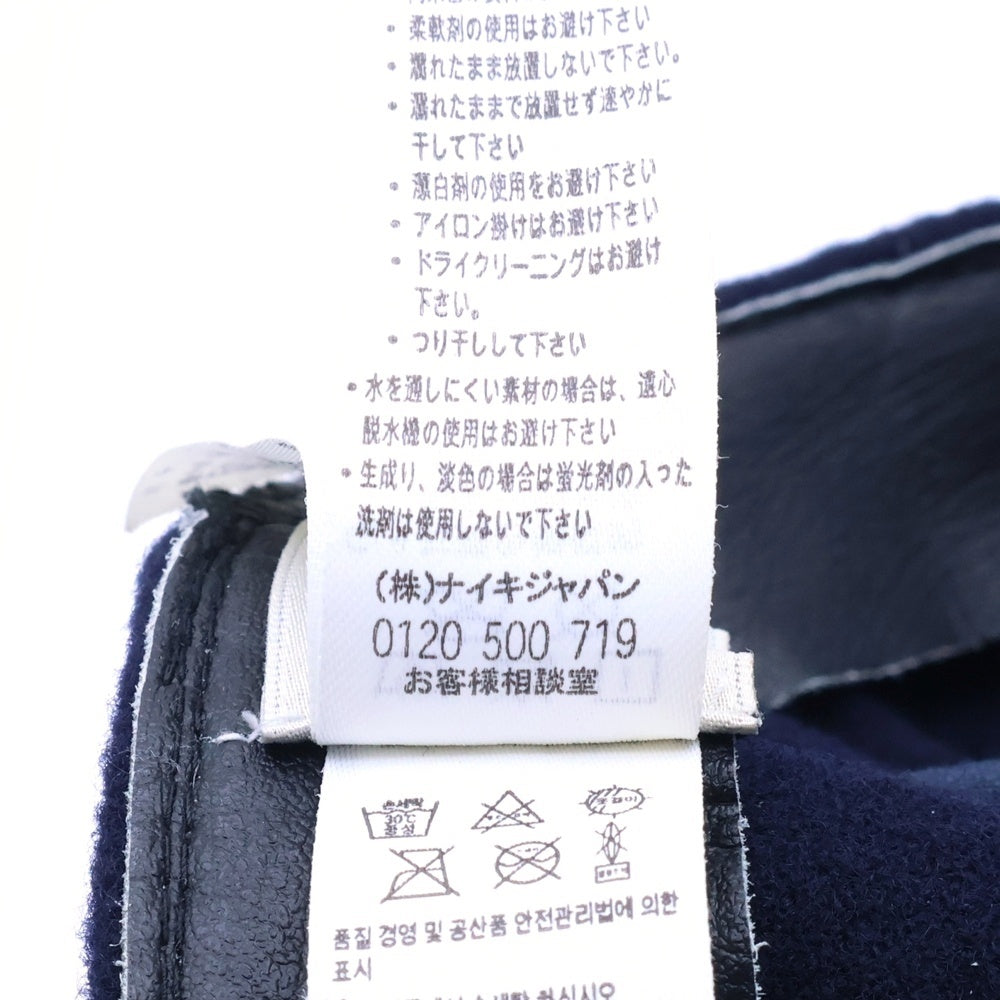 F.C.R.B./F.C.Real Bristol/FCRB(エフシーアールビー/エフシーレアルブリストル) ×NIKE ナイキ BRロゴワッペン刺繍 ウール混 6パネルキャップ 帽子 ネイビー 424710-451