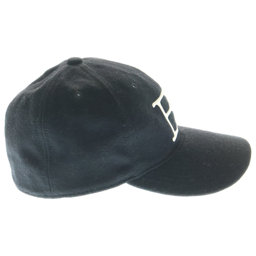 F.C.R.B./F.C.Real Bristol/FCRB(エフシーアールビー/エフシーレアルブリストル) ×NIKE ナイキ BRロゴワッペン刺繍 ウール混 6パネルキャップ 帽子 ブラック