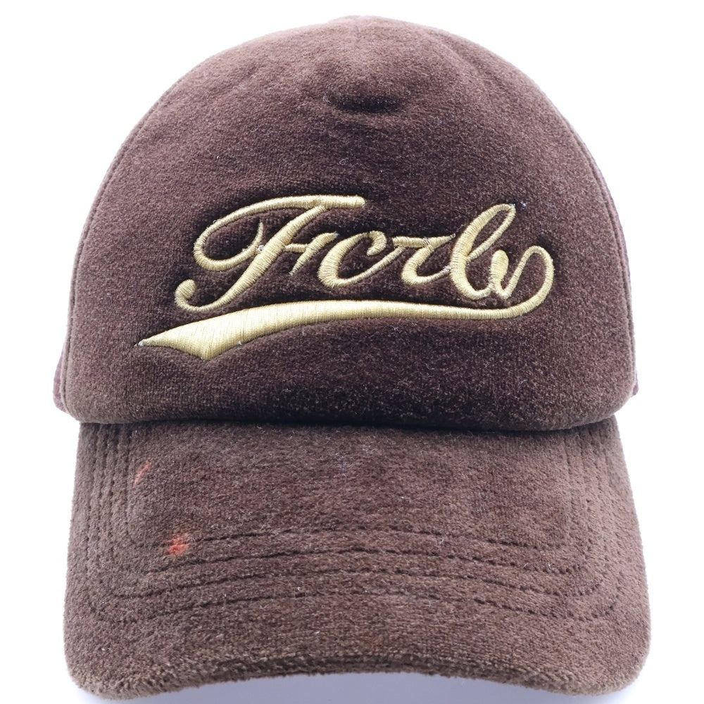 F.C.R.B./F.C.Real Bristol/FCRB(エフシーアールビー/エフシーレアルブリストル) ×NIKE ナイキ フロントロゴ刺繍 ベロアメッシュキャップ 帽子 ブラウン 268051