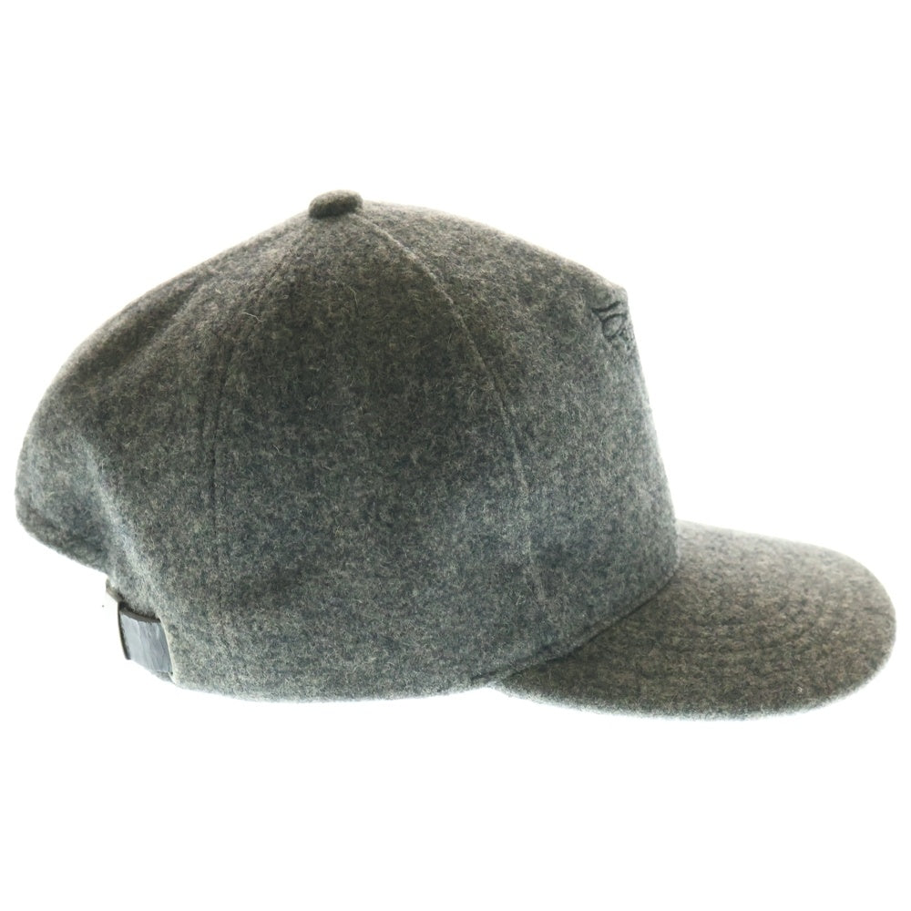 F.C.R.B./F.C.Real Bristol/FCRB(エフシーアールビー/エフシーレアルブリストル) ×NIKE ナイキ REAL BLACKS刺繍 ウール混 6パネルキャップ 帽子 グレー 595267