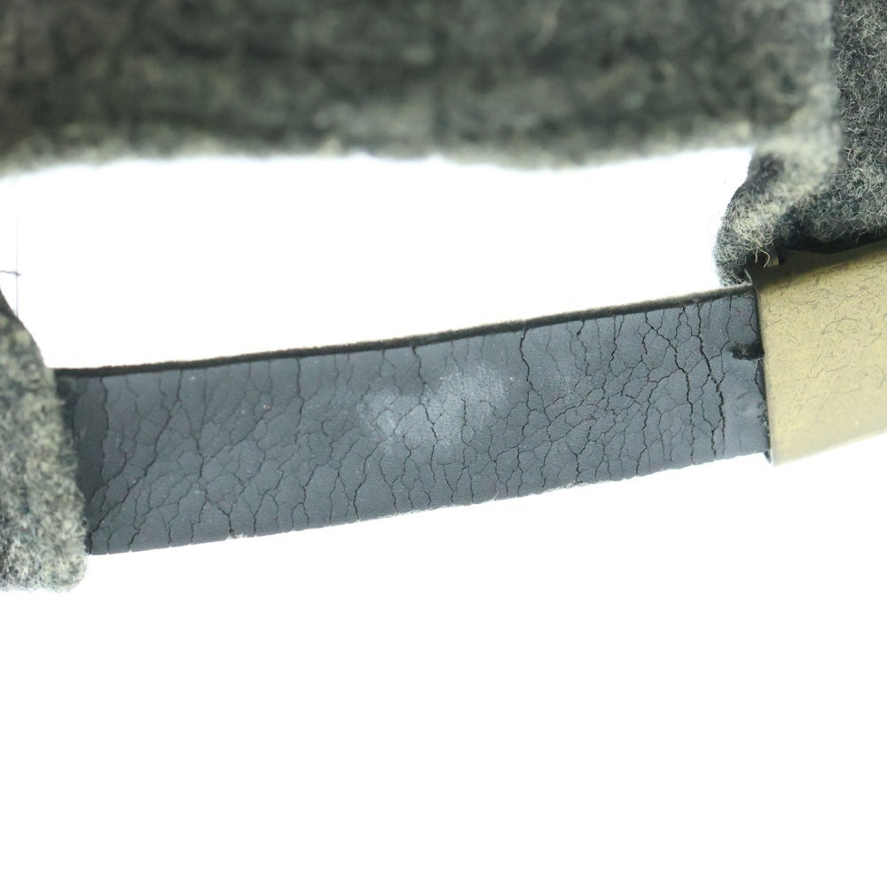 F.C.R.B./F.C.Real Bristol/FCRB(エフシーアールビー/エフシーレアルブリストル) ×NIKE ナイキ REAL BLACKS刺繍 ウール混 6パネルキャップ 帽子 グレー 595267