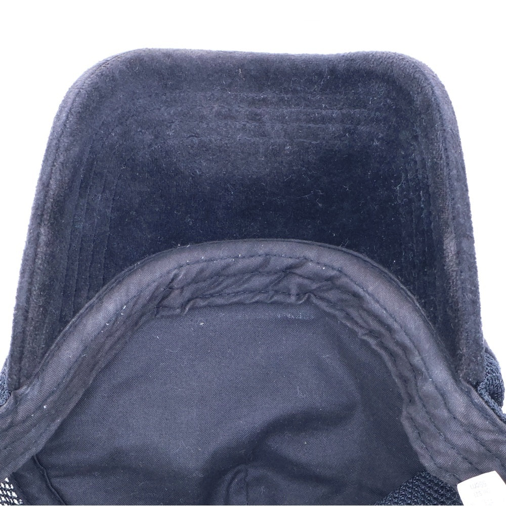 F.C.R.B./F.C.Real Bristol/FCRB(エフシーアールビー/エフシーレアルブリストル) ×NIKE ナイキ フロントロゴ刺繍 ベロアメッシュキャップ 帽子 ブラック 268051