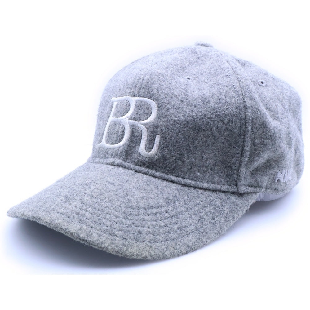 F.C.R.B./F.C.Real Bristol/FCRB(エフシーアールビー/エフシーレアルブリストル) ×NIKE ナイキ BRロゴワッペン刺繍 ウール混 6パネルキャップ 帽子 グレー 424710-451