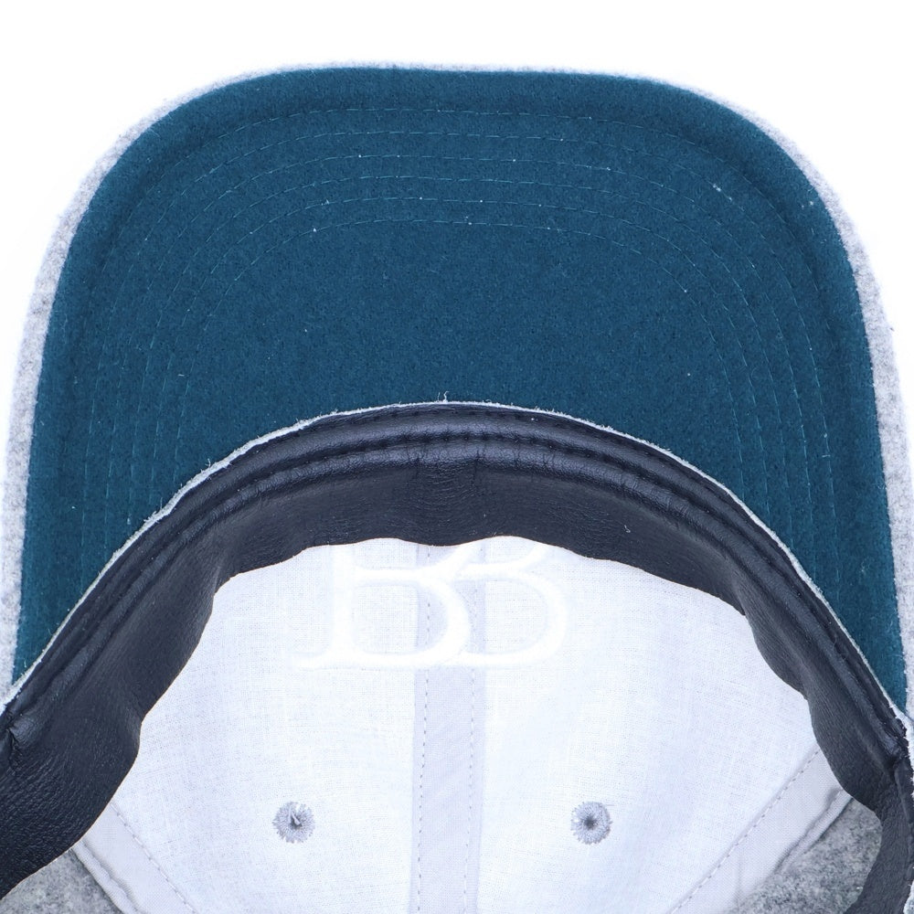 F.C.R.B./F.C.Real Bristol/FCRB(エフシーアールビー/エフシーレアルブリストル) ×NIKE ナイキ BRロゴワッペン刺繍 ウール混 6パネルキャップ 帽子 グレー 424710-451