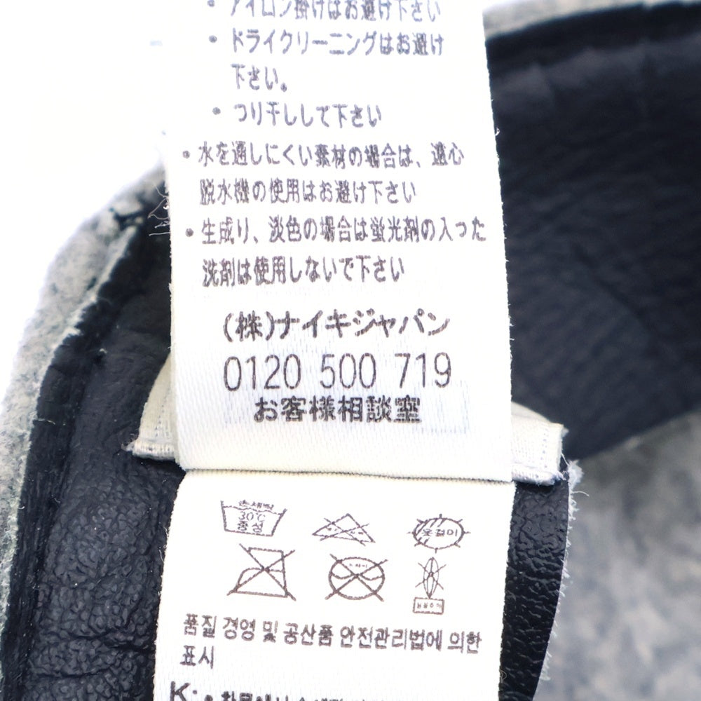 F.C.R.B./F.C.Real Bristol/FCRB(エフシーアールビー/エフシーレアルブリストル) ×NIKE ナイキ BRロゴワッペン刺繍 ウール混 6パネルキャップ 帽子 グレー 424710-451