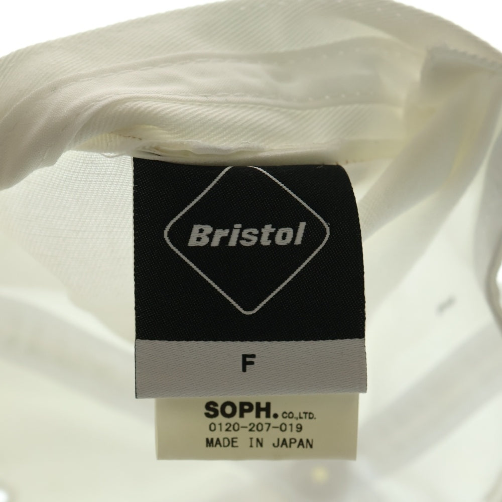 F.C.R.B./F.C.Real Bristol/FCRB(エフシーアールビー/エフシーレアルブリストル) グラデーションロゴプリント 6パネルキャップ 帽子 ホワイト FCRB-178069