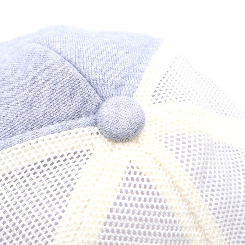 F.C.R.B./F.C.Real Bristol/FCRB(エフシーアールビー/エフシーレアルブリストル) ×NIKE ナイキ REAL BLACKSワッペン刺繍 6パネルメッシュキャップ 帽子 グレー/ホワイト