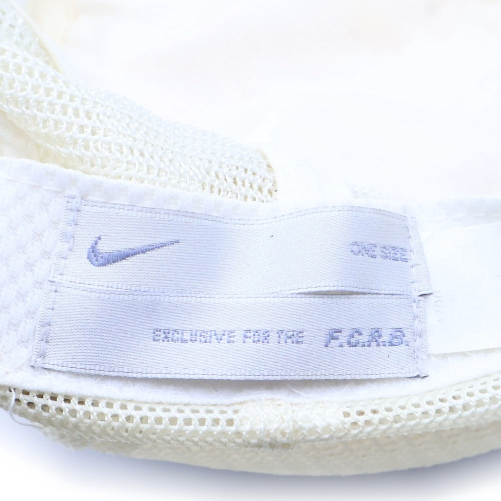 F.C.R.B./F.C.Real Bristol/FCRB(エフシーアールビー/エフシーレアルブリストル) ×NIKE ナイキ REAL BLACKSワッペン刺繍 6パネルメッシュキャップ 帽子 グレー/ホワイト