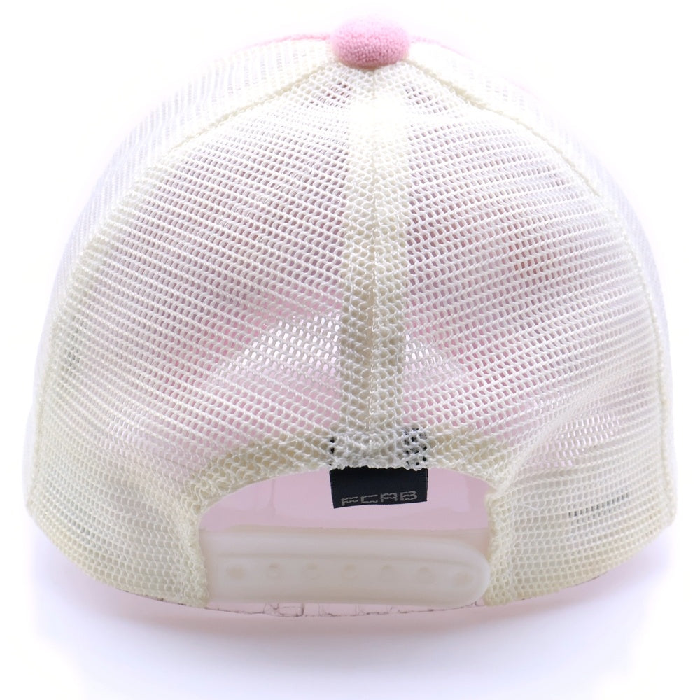 F.C.R.B./F.C.Real Bristol/FCRB(エフシーアールビー/エフシーレアルブリストル) ×NIKE ナイキ フロッキークローバー パイルメッシュキャップ 帽子 ピンク/ホワイト 596110