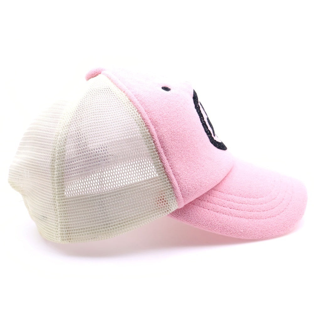 F.C.R.B./F.C.Real Bristol/FCRB(エフシーアールビー/エフシーレアルブリストル) ×NIKE ナイキ フロッキークローバー パイルメッシュキャップ 帽子 ピンク/ホワイト 596110