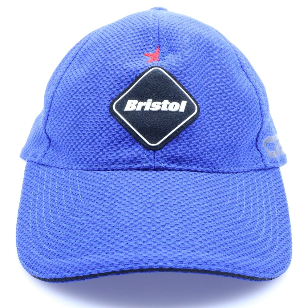 F.C.R.B./F.C.Real Bristol/FCRB(エフシーアールビー/エフシーレアルブリストル) ×NIKE 02SS ナイキ フロントロゴワッペン 6パネルキャップ 帽子 ブルー