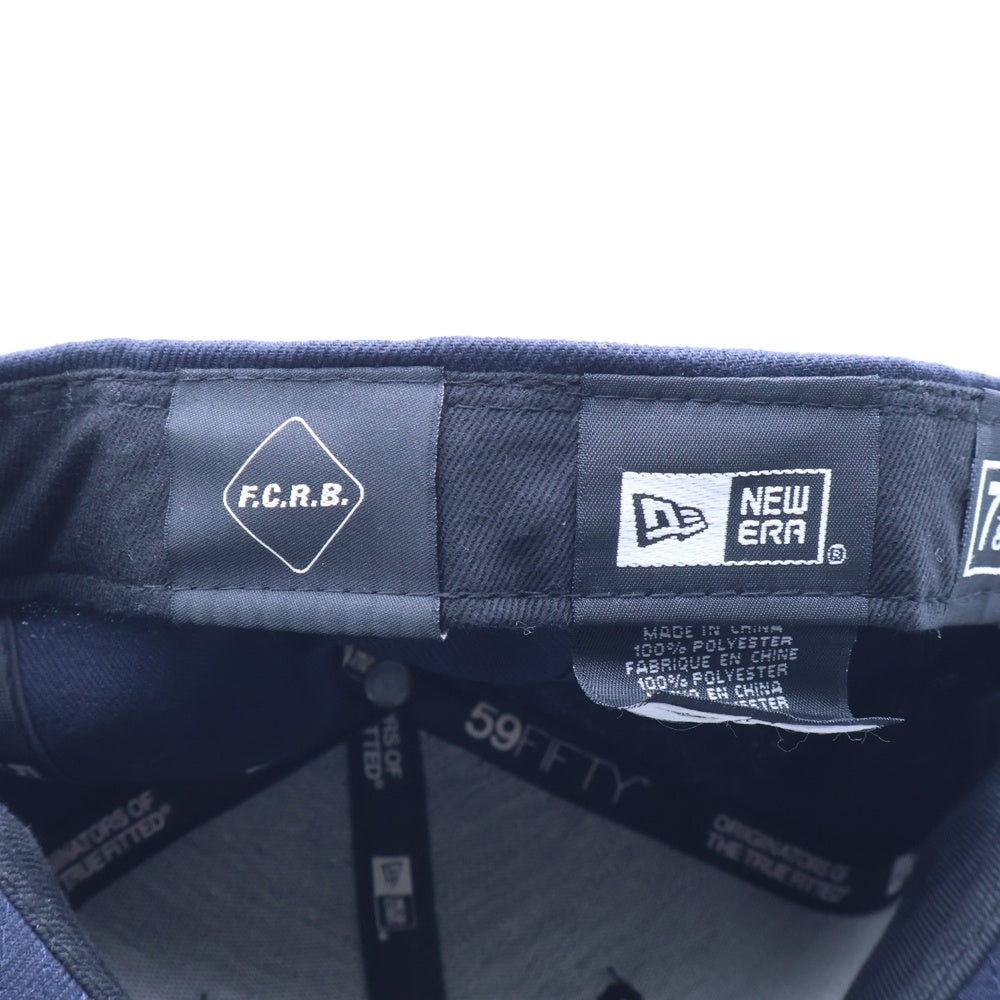 F.C.R.B./F.C.Real Bristol/FCRB(エフシーアールビー/エフシーレアルブリストル) ×NEW ERA ニューエラ ロゴ刺繍 6パネル ベースボールキャップ 帽子 ネイビー FCRB-110003