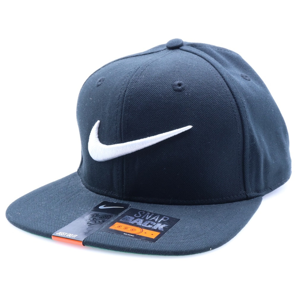 NIKE(ナイキ) SWOOSH PRO CLASSIC CAP スウッシュ刺繍 6パネルキャップ 帽子 ブラック 639534-011