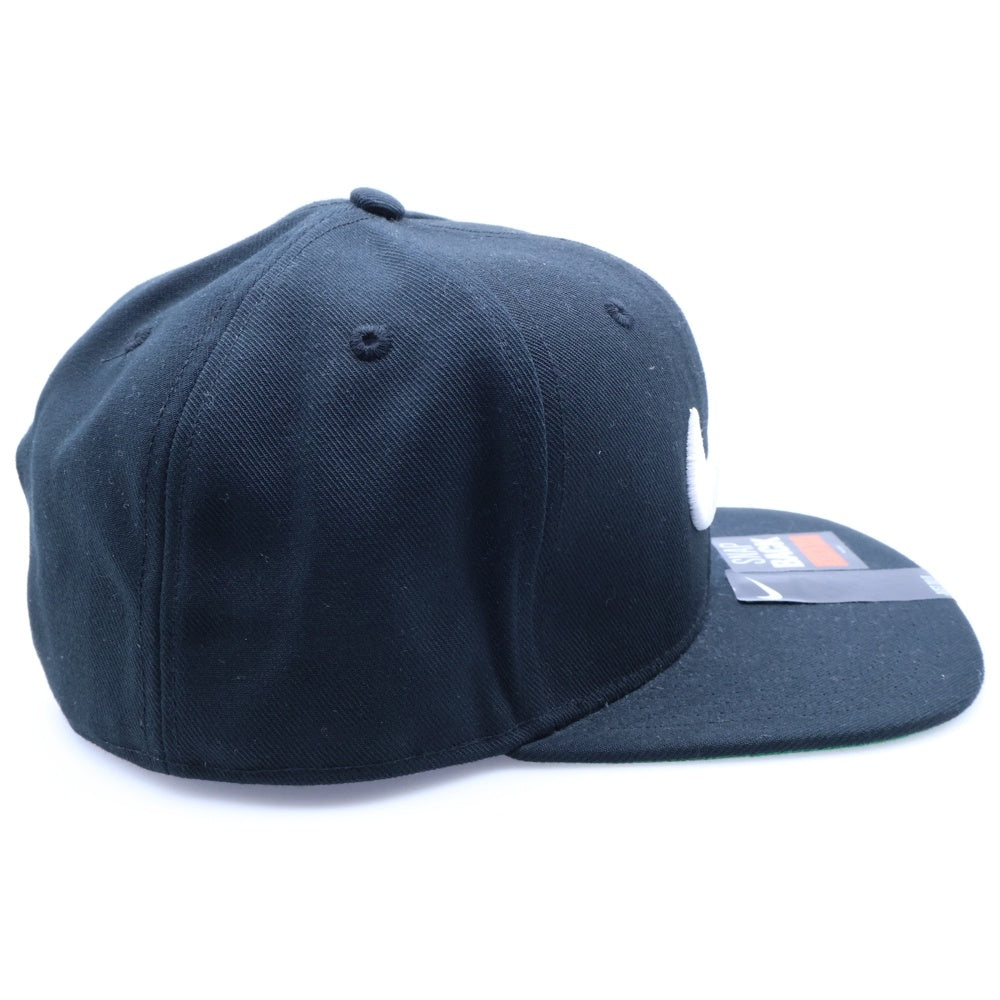 NIKE(ナイキ) SWOOSH PRO CLASSIC CAP スウッシュ刺繍 6パネルキャップ 帽子 ブラック 639534-011