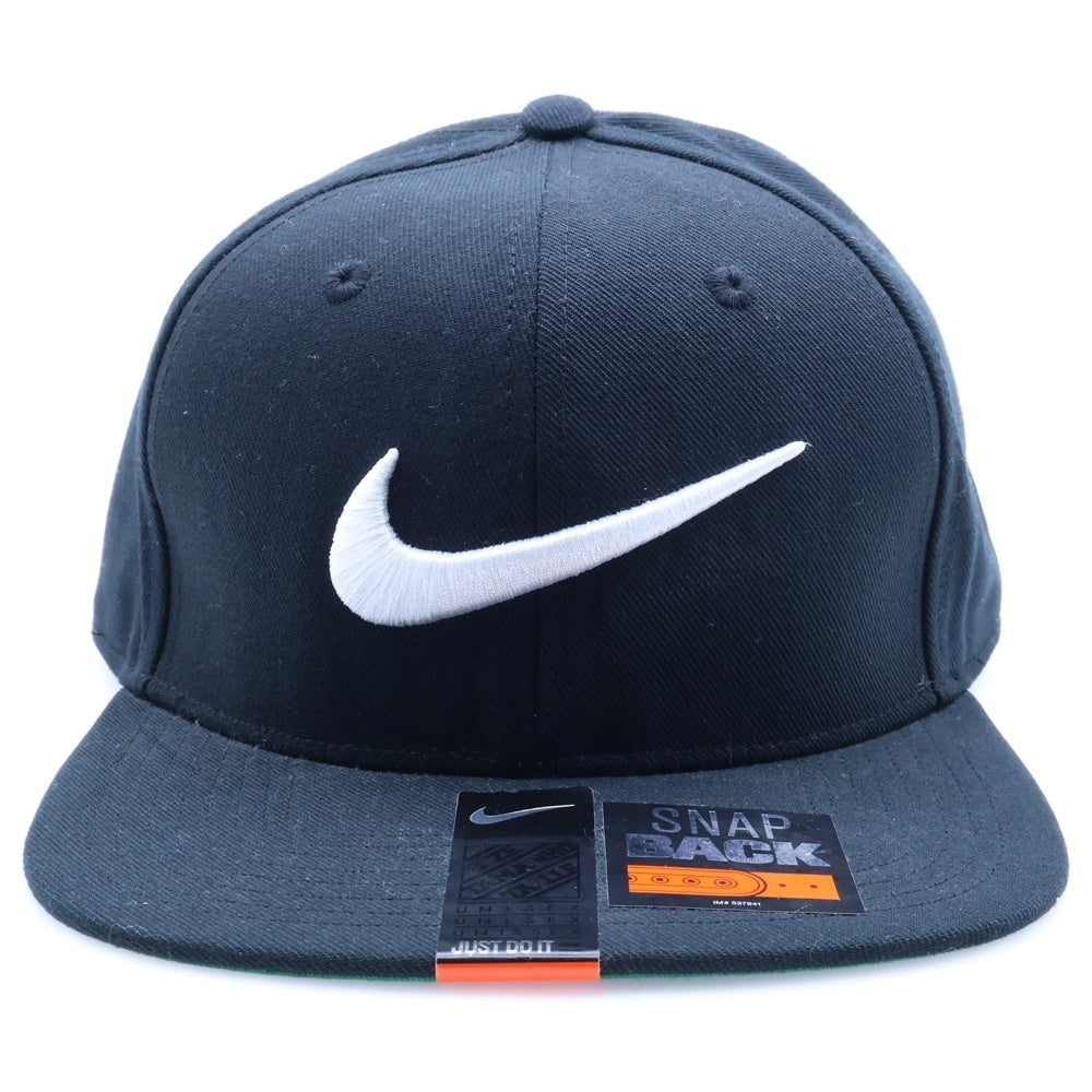 NIKE(ナイキ) SWOOSH PRO CLASSIC CAP スウッシュ刺繍 6パネルキャップ 帽子 ブラック 639534-011