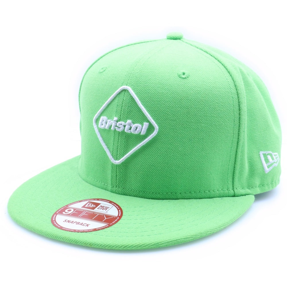 F.C.R.B./F.C.Real Bristol/FCRB(エフシーアールビー/エフシーレアルブリストル) ×NEW ERA ニューエラ ロゴ刺繍 6パネルベースボールキャップ ライトグリーン FCRB-150053