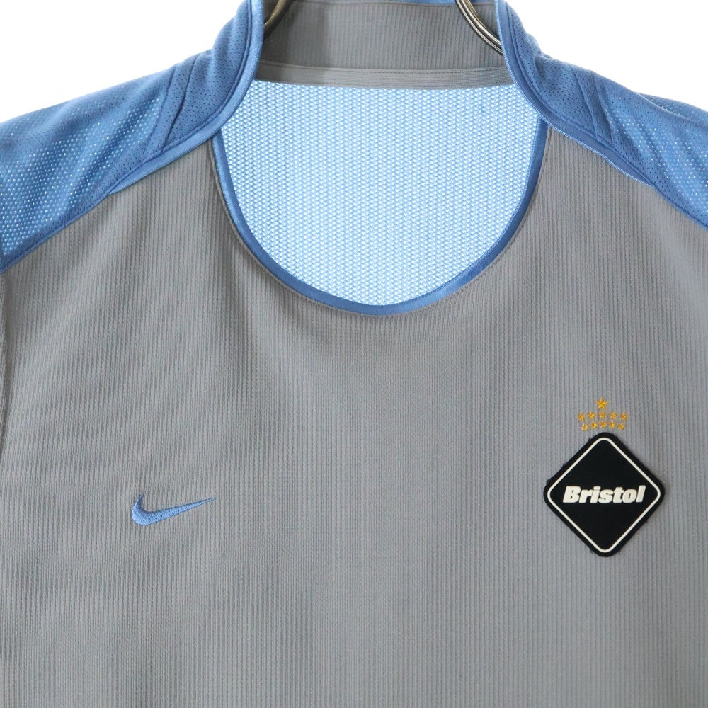 F.C.R.B./F.C.Real Bristol/FCRB(エフシーアールビー/エフシーレアルブリストル) ×NIKE ナイキ ノースリーブゲームシャツ タンクトップ グレー/ブルー 190508