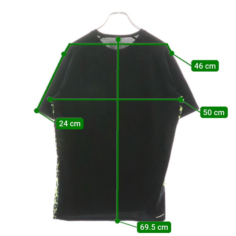 F.C.R.B./F.C.Real Bristol/FCRB(エフシーアールビー/エフシーレアルブリストル) ×NIKE ナイキ FCRB GYM サイド総柄Tシャツ 半袖クルーネックカットソー ブラック 577348