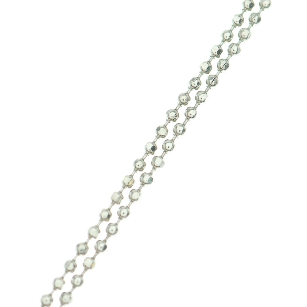 F.C.R.B./F.C.Real Bristol/FCRB(エフシーアールビー/エフシーレアルブリストル) ロゴデザイン ドックタグ ボールチェーン ネックレス シルバー/ブラック