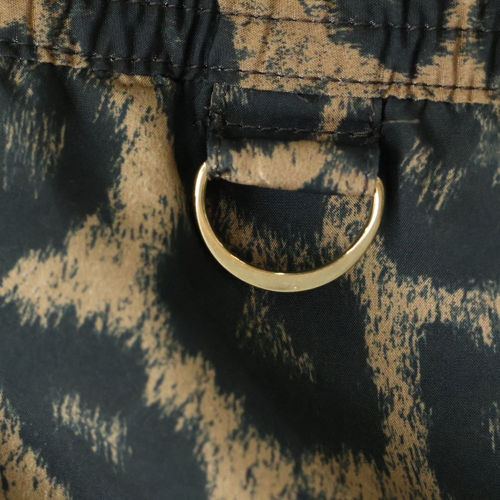 F.C.R.B./F.C.Real Bristol/FCRB(エフシーアールビー/エフシーレアルブリストル) ×NIKE ナイキ ラバーロゴパッチ レオパード ハーフパンツ ショーツ ブラウン 396361