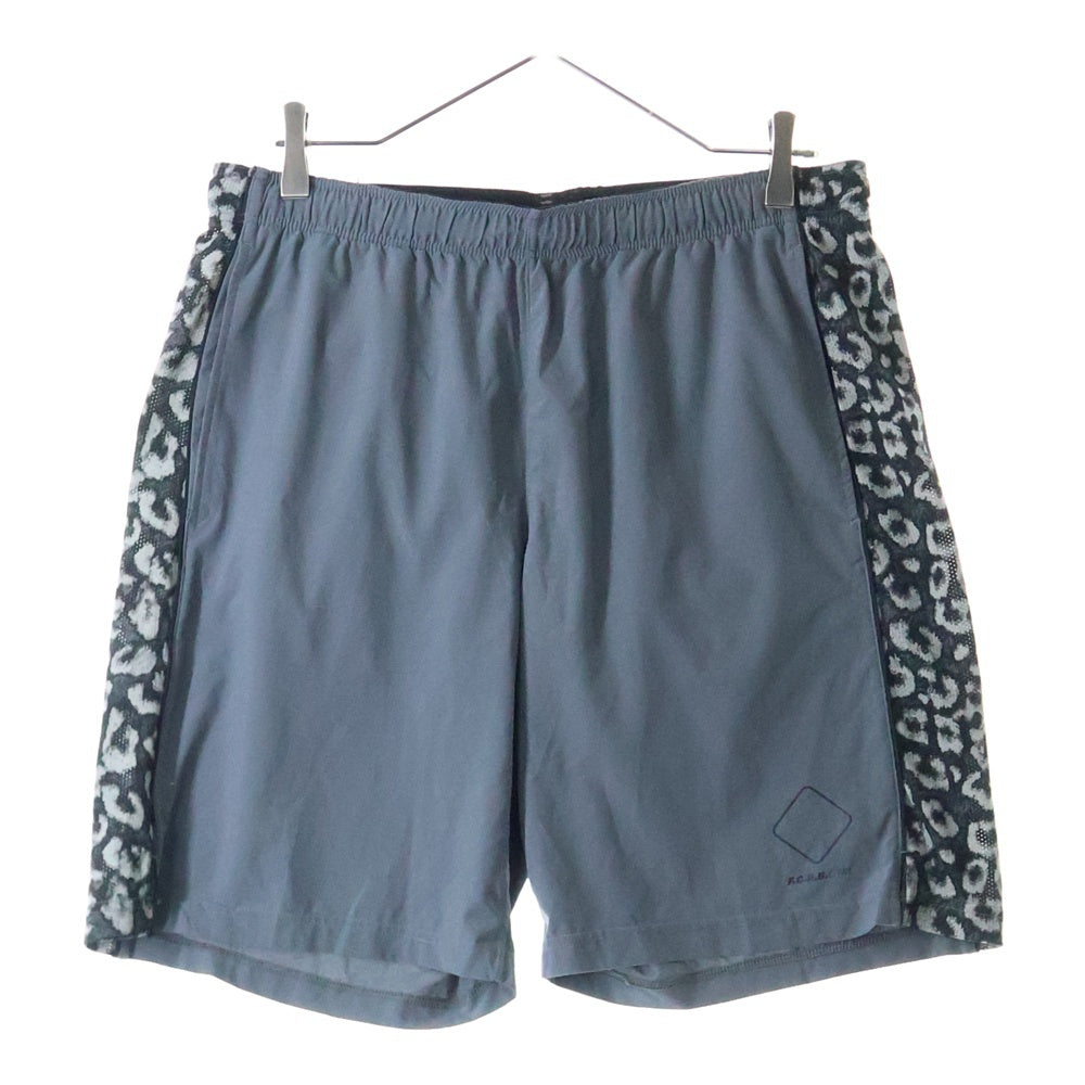 F.C.R.B./F.C.Real Bristol/FCRB(エフシーアールビー/エフシーレアルブリストル) ×NIKE ナイキ サイドレオパード ロゴプリント ハーフパンツ ショーツ グレー 465449-021
