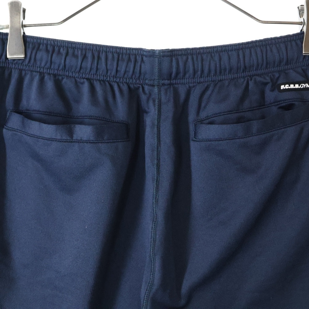 F.C.R.B./F.C.Real Bristol/FCRB(エフシーアールビー/エフシーレアルブリストル) × NIKE ナイキ ロゴプリント レオパード 切替 ショーツ ハーフパンツ ネイビー/ブルー 640470-410