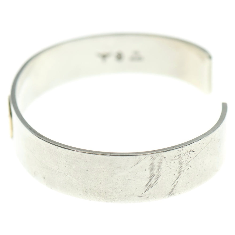 TADY & KING(タディアンドキング) 平打ちバングル GPロングホーン ブレスレット シルバー/ゴールド