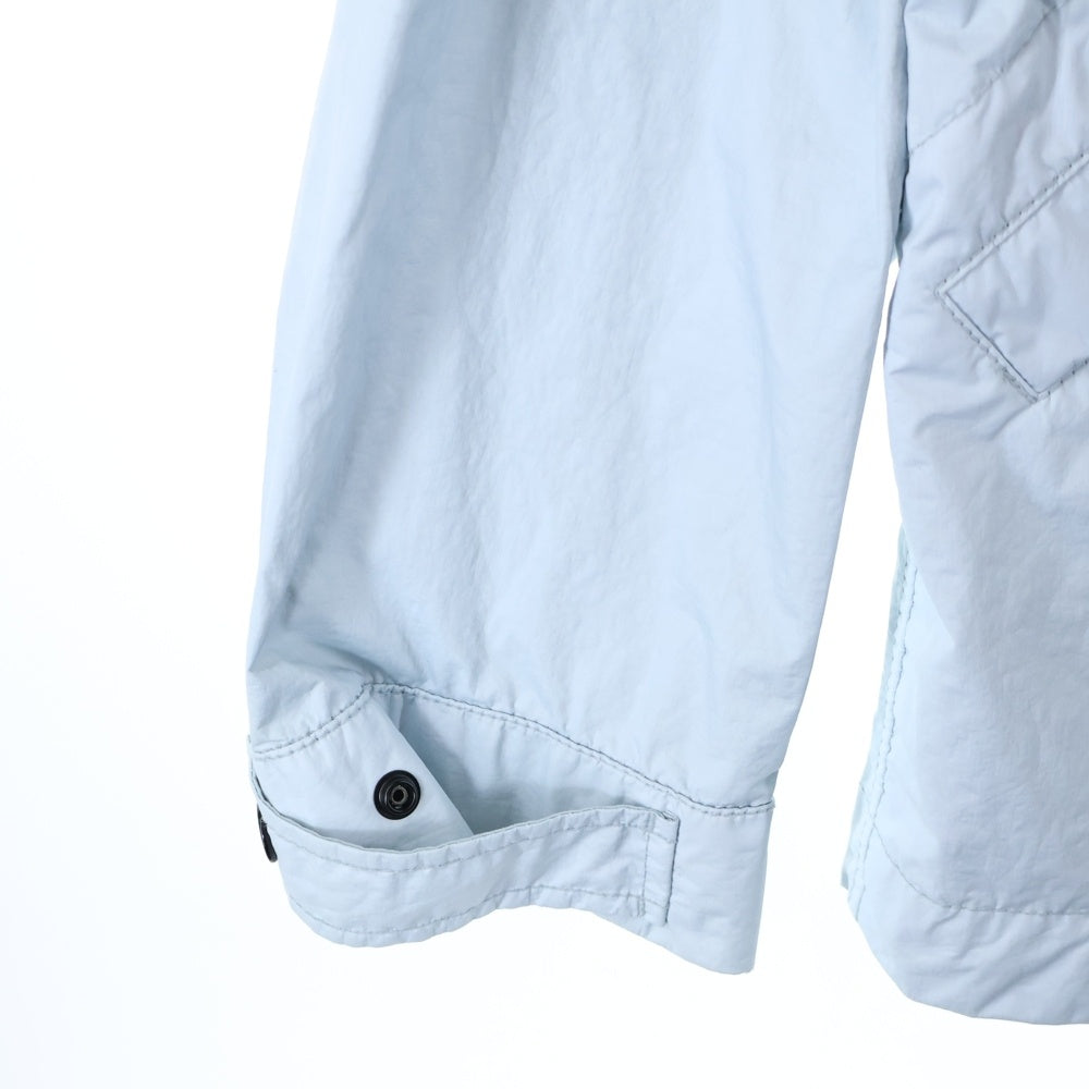STONE ISLAND(ストーンアイランド) MEMBRANA 3L TC メンブラーナ コンパスパッチ フーデッド ナイロンジャケット ライトブルー K1S154100093 S0A21