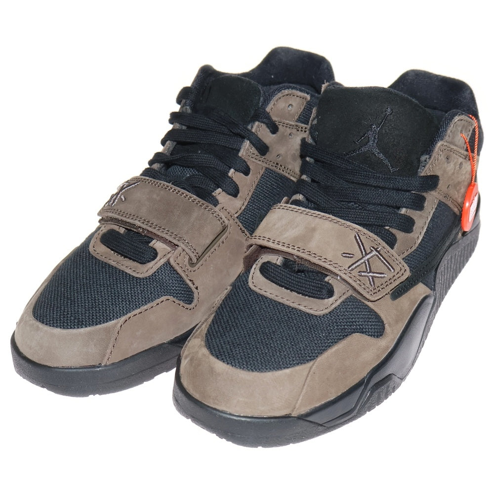 NIKE(ナイキ) ×TRAVIS SCOTT JORDAN JUMPMAN JACK TR トラヴィススコット ジャンプマンジャック ローカットスニーカー ブラウン/ブラック US9/27cm FZ8117-204