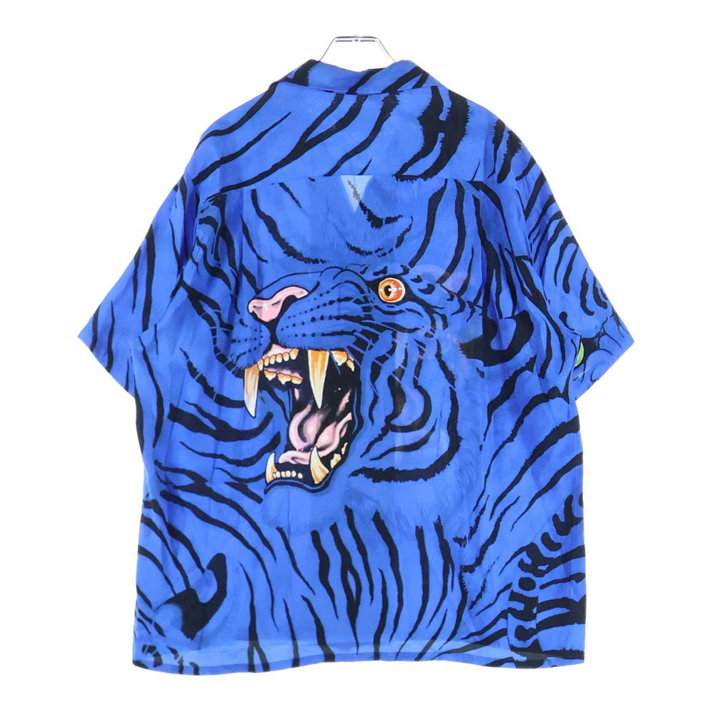 WACKO MARIA(ワコマリア) 23SS ×TIM LEHI S/S HAWAIIAN SHIRT ティムリーハイ オープンカラー ハワイアン半袖シャツ ブルー TIMLEHI-WM-HI32