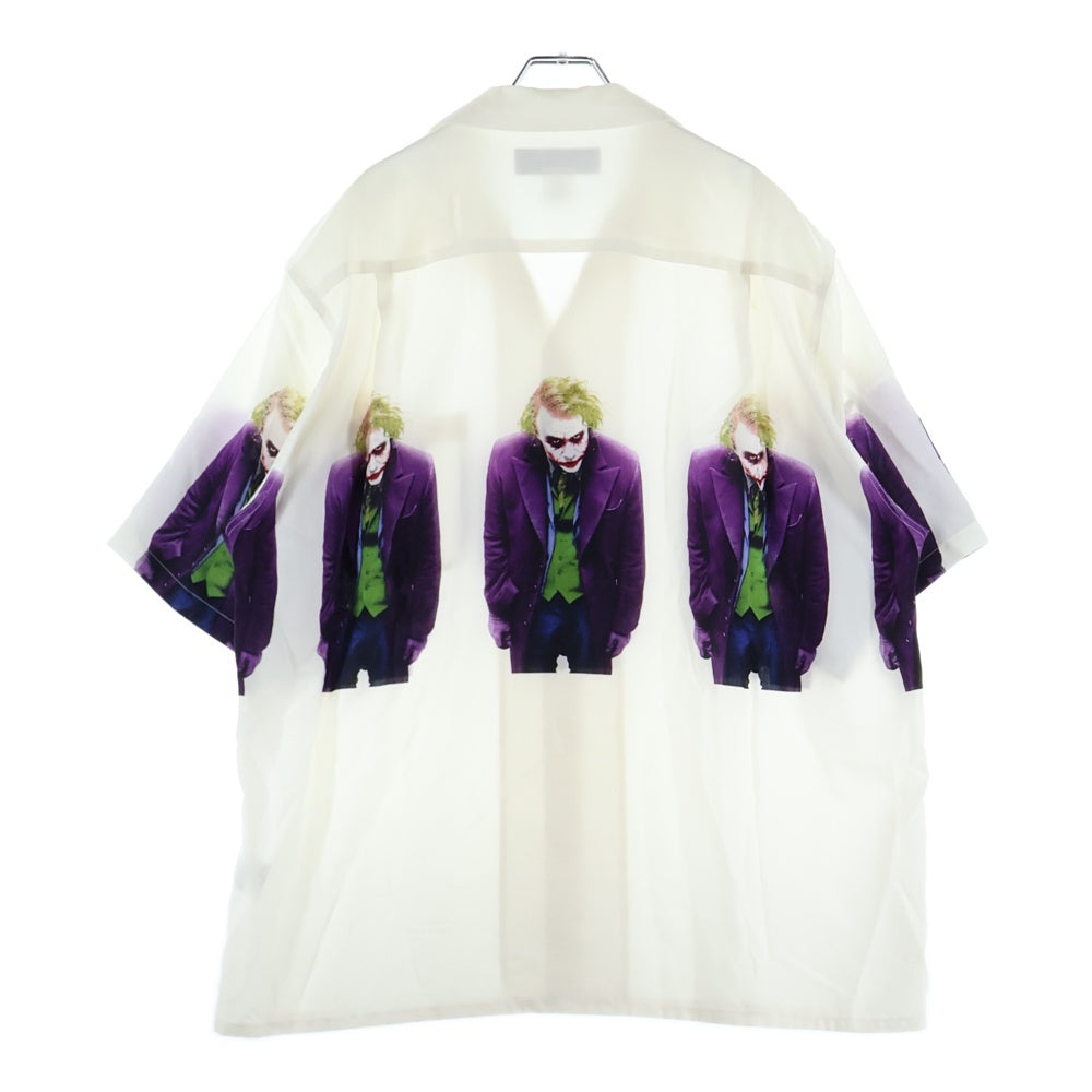 WACKO MARIA(ワコマリア) 25SS THE DARK KNIGHT TRILOGY / S/S HAWAIIAN SHIRT ダーク ナイト トリロジー オープンカラー 半袖シャツ ホワイト TDKT-WM-HI04