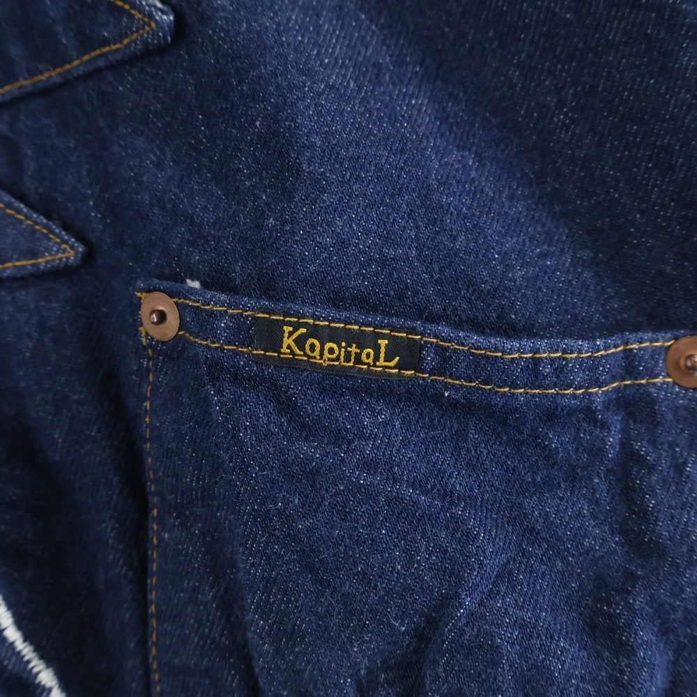 KAPITAL(キャピタル) 13oz Denim Thunderbird Blouson デニム サントドミンゴサンダーバード ブルゾン ジャケット インディゴ K2504LJ179