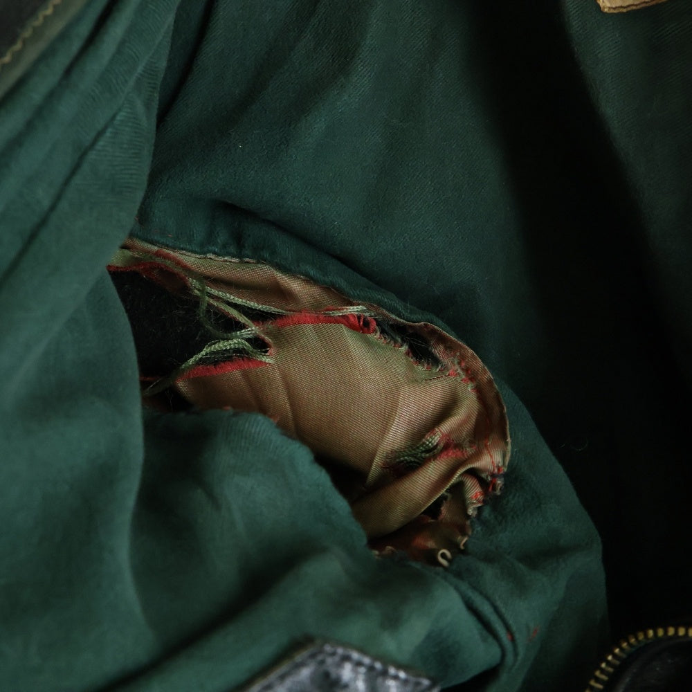 VINTAGE(ヴィンテージ) 30-40S VINTAGE ヴィンテージ ドイツ製 レザー モーターサイクル ダブルライダースジャケット ダークグリーン