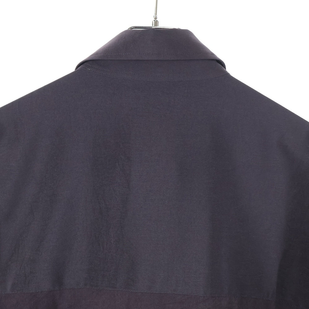 Yohji Yamamoto POUR HOMME(ヨウジヤマモト プールオム) 20SS 内田すずめ サヨウナラバ プリント ロング長袖シャツ バーガンディ HN-B30-511