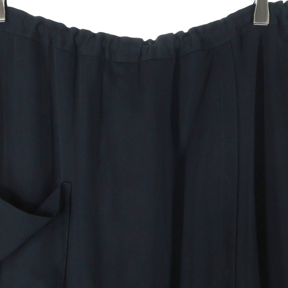 Ground Y(グラウンドワイ) テンセル ラップガウチョパンツ ブラック GN-P15-200