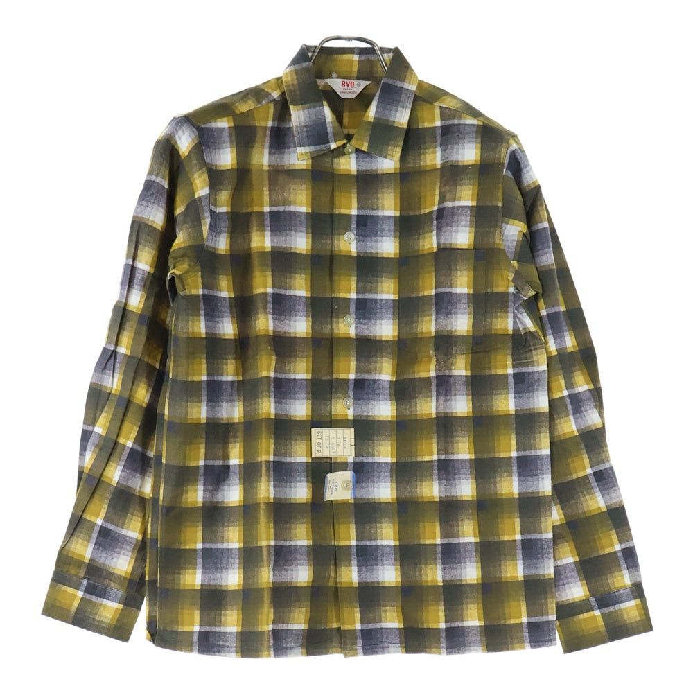 60s Pleasure King コットンチェックシャツ ビンテージ