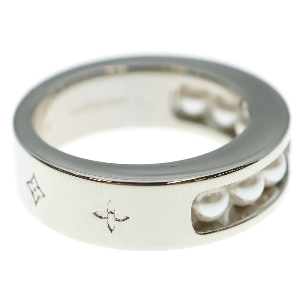 LOUIS VUITTON(ルイヴィトン) モノグラム パール リング シルバー M1550L TE0274