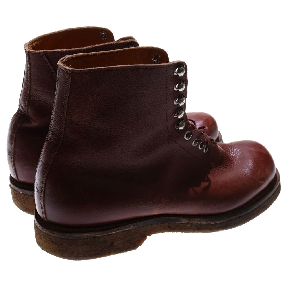 VINTAGE(ヴィンテージ) VINTAGE ヴィンテージ クレープソール レースアップ レザーハイカットブーツ ブラウン