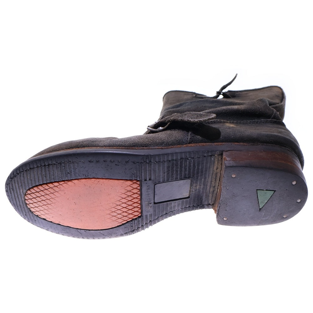 NO BRAND(ノーブランド) VINTAGE ヴィンテージ スエード エンジニアブーツ ブラック