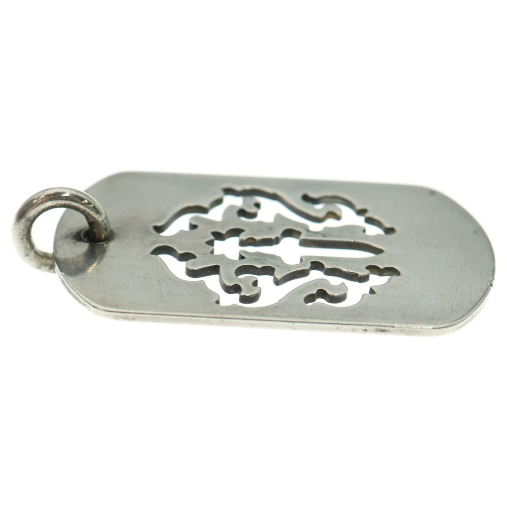 CHROME HEARTS(クロムハーツ) D TAG LRG DAGGER ヴァインダガーカットアウトドッグタグ ラージ ペンダントトップ シルバー BCA240