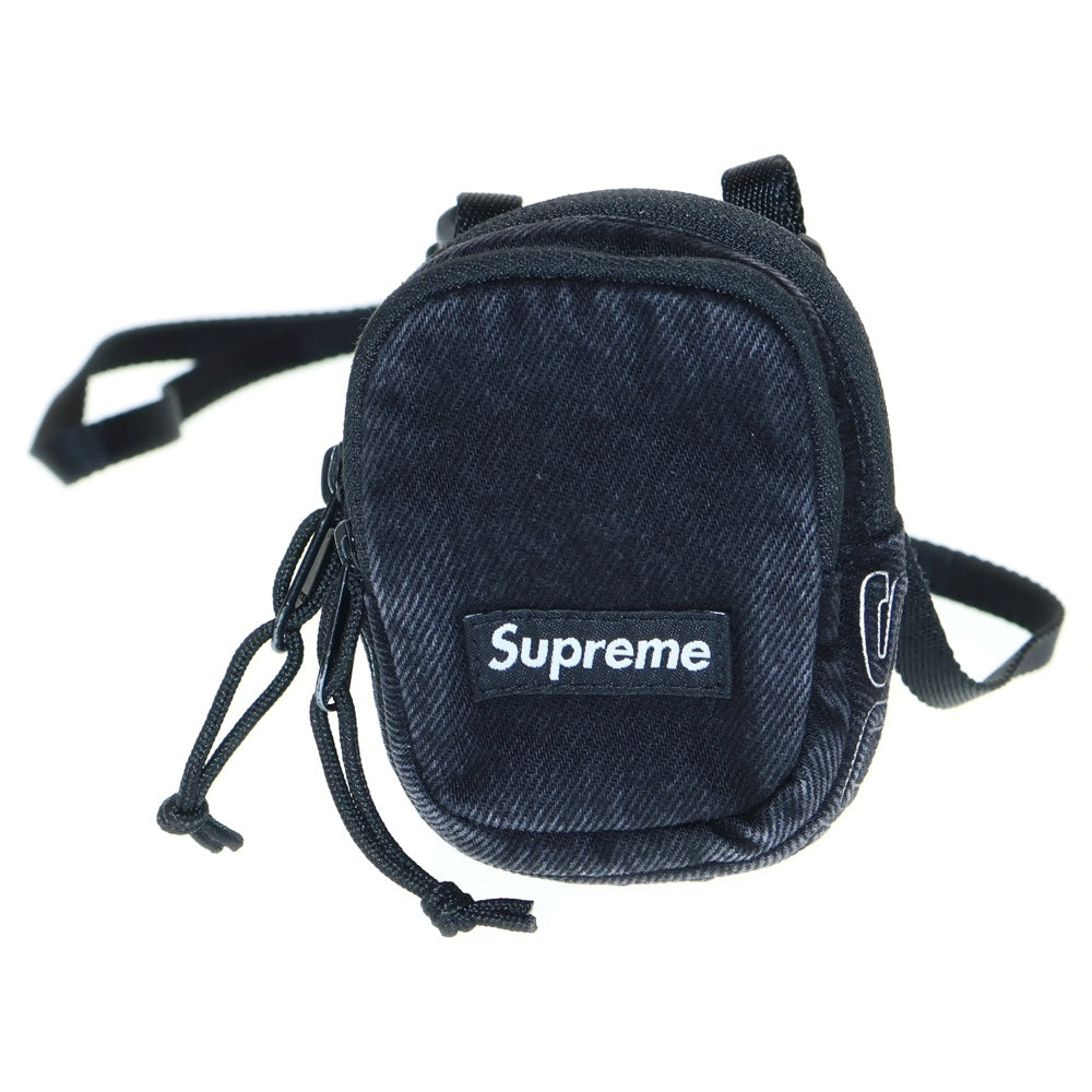SUPREME(シュプリーム) 25AW Denim Mini Utility Bag デニムミニ ユーティリティバッグ ブラック