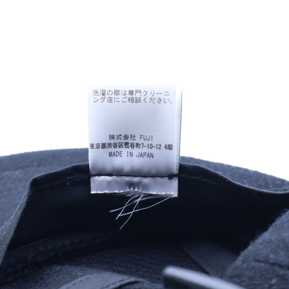 NO BRAND(ノーブランド) OVY オヴィー Cordura Wool Nylon Jet Cap コーデュラ ウールナイロン ジェットキャップ 帽子 ブラック