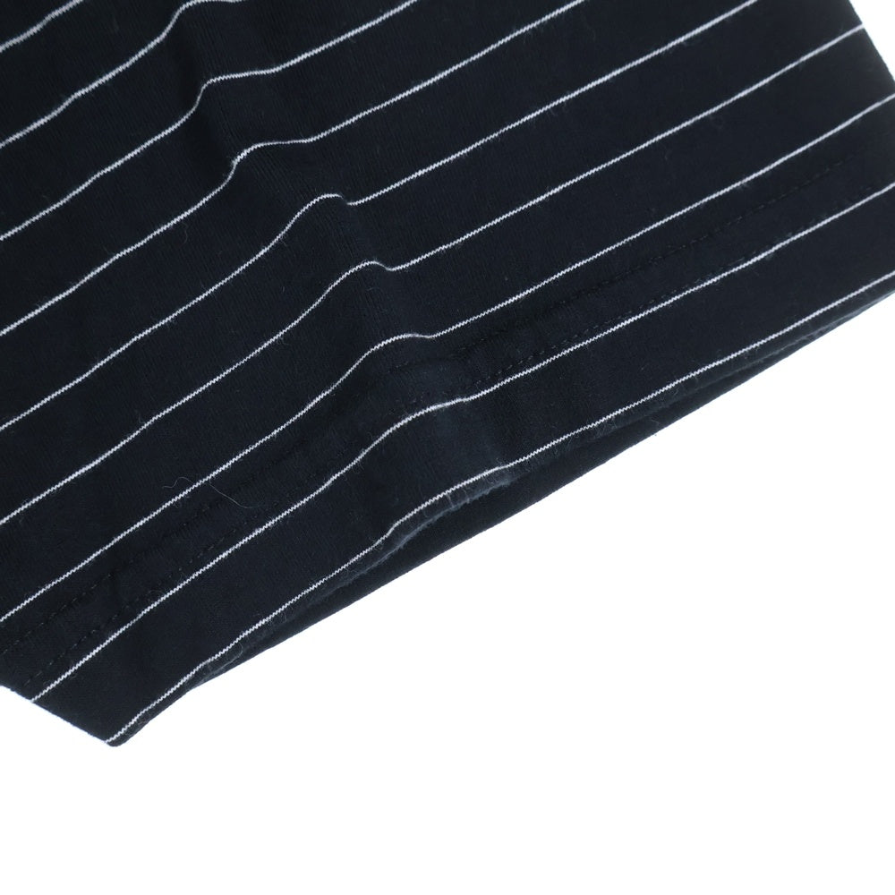 SUPREME(シュプリーム) 25SS Bubble S/S Top バブルロゴ ボーダー 半袖Tシャツ カットソー ブラック