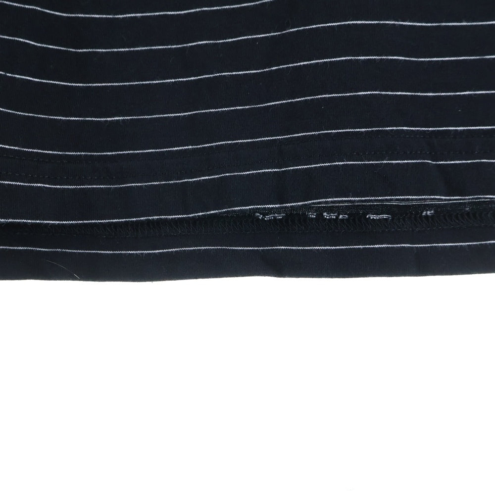 SUPREME(シュプリーム) 25SS Bubble S/S Top バブルロゴ ボーダー 半袖Tシャツ カットソー ブラック