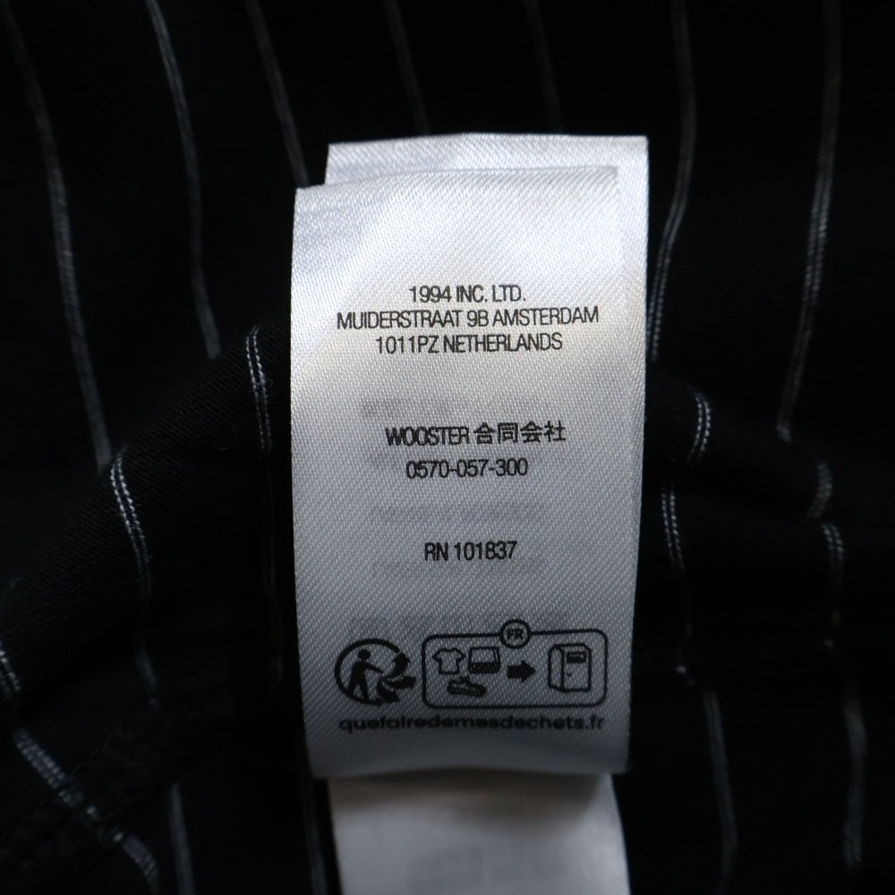 SUPREME(シュプリーム) 25SS Bubble S/S Top バブルロゴ ボーダー 半袖Tシャツ カットソー ブラック